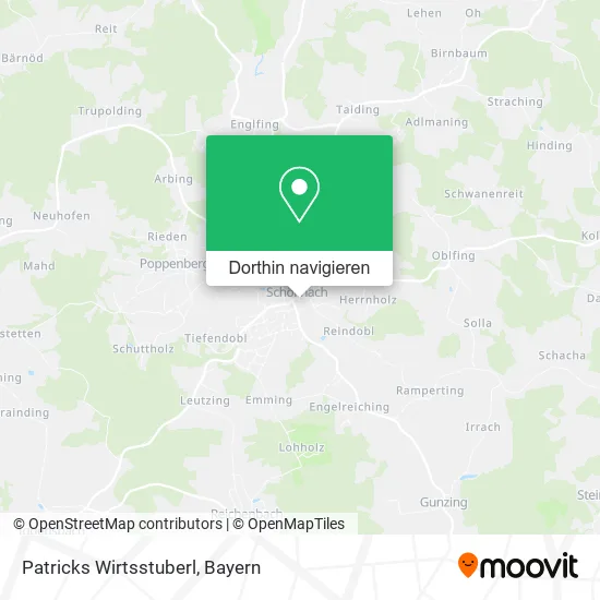 Patricks Wirtsstuberl Karte