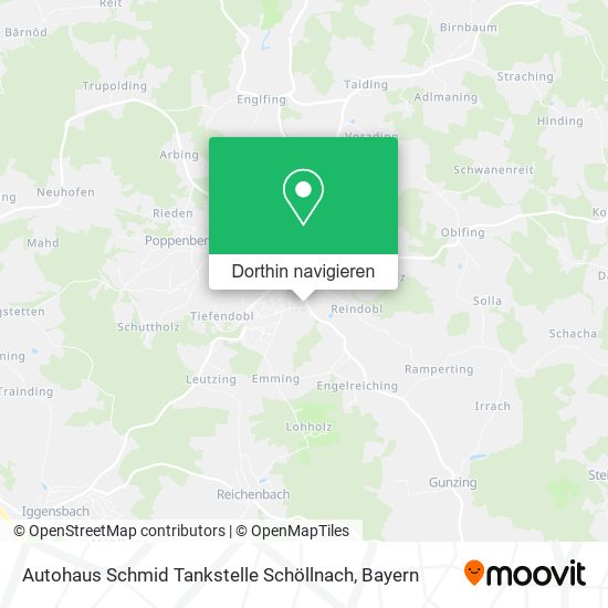 Autohaus Schmid Tankstelle Schöllnach Karte