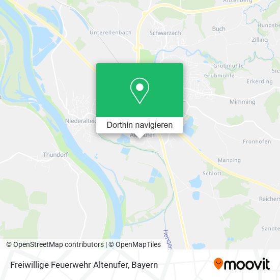 Freiwillige Feuerwehr Altenufer Karte