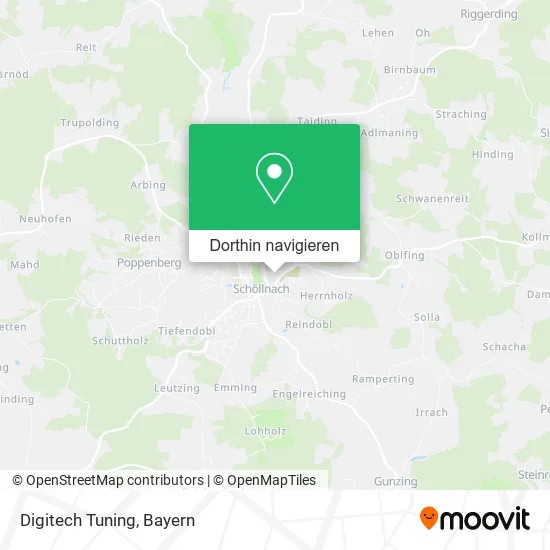 Digitech Tuning Karte