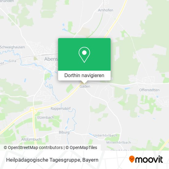 Heilpädagogische Tagesgruppe Karte