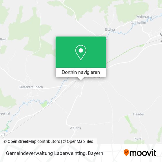 Gemeindeverwaltung Laberweinting Karte