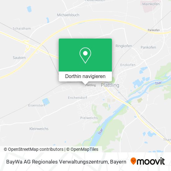 BayWa AG Regionales Verwaltungszentrum Karte