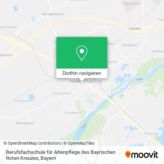 Berufsfachschule für Altenpflege des Bayrischen Roten Kreuzes Karte