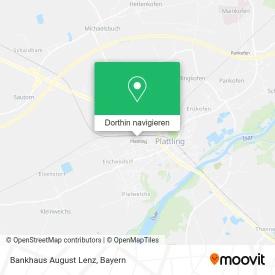 Bankhaus August Lenz Karte