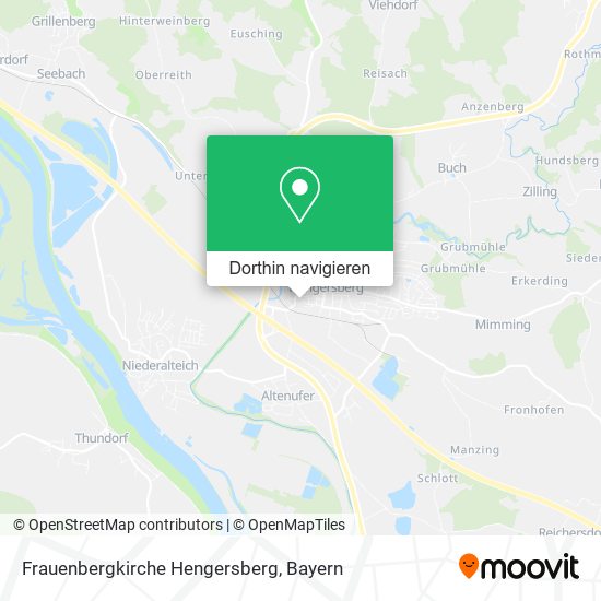 Frauenbergkirche Hengersberg Karte