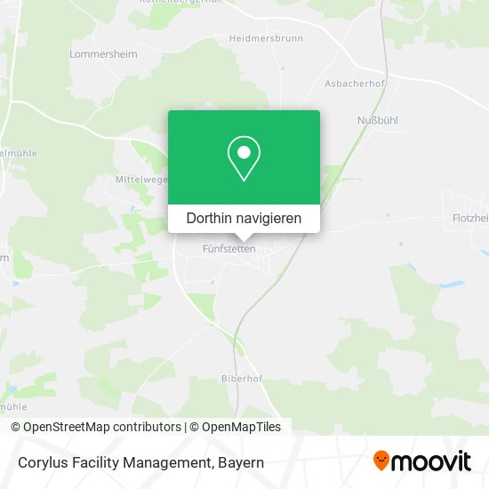 Corylus Facility Management Karte