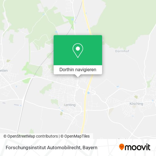 Forschungsinstitut Automobilrecht Karte