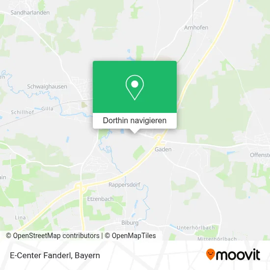 E-Center Fanderl Karte