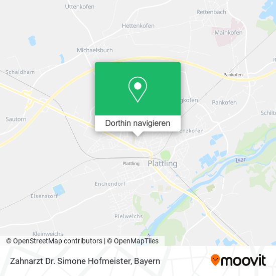Zahnarzt Dr. Simone Hofmeister Karte