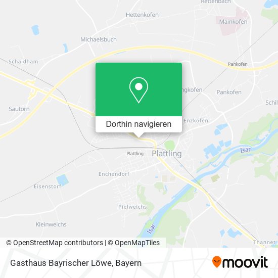 Gasthaus Bayrischer Löwe Karte