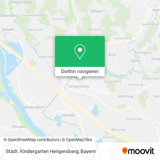 Städt. Kindergarten Hengersberg Karte