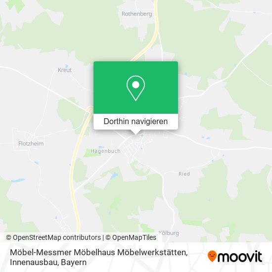 Möbel-Messmer Möbelhaus Möbelwerkstätten, Innenausbau Karte