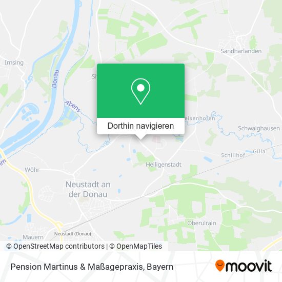 Pension Martinus & Maßagepraxis Karte