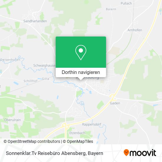 Sonnenklar.Tv Reisebüro Abensberg Karte