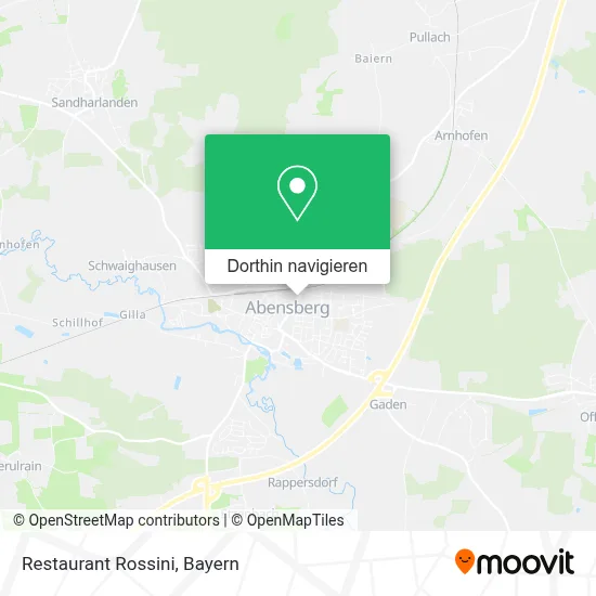 Restaurant Rossini Karte