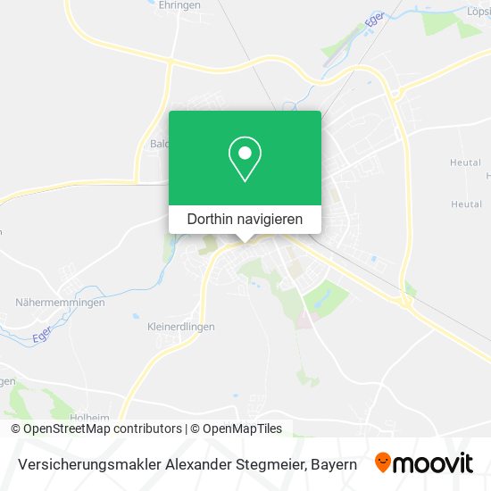 Versicherungsmakler Alexander Stegmeier Karte