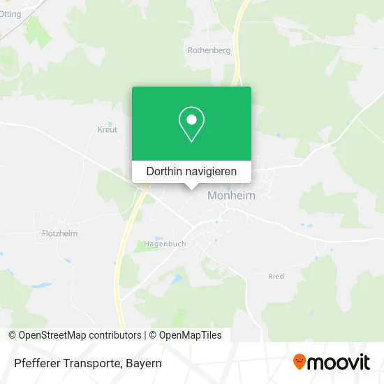 Pfefferer Transporte Karte