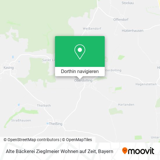 Alte Bäckerei Zieglmeier Wohnen auf Zeit Karte