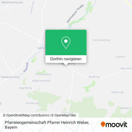 Pfarreiengemeinschaft Pfarrer Heinrich Weber Karte