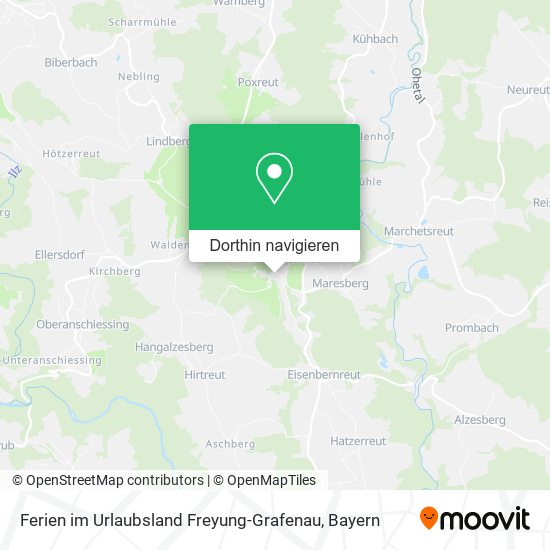Ferien im Urlaubsland Freyung-Grafenau Karte