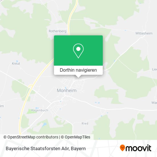 Bayerische Staatsforsten Aör Karte