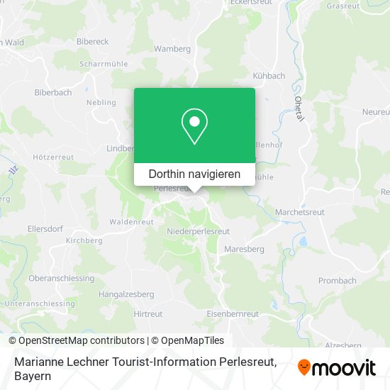 Marianne Lechner Tourist-Information Perlesreut Karte