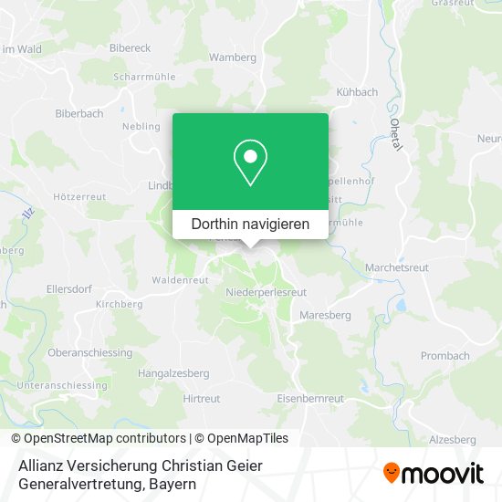 Allianz Versicherung Christian Geier Generalvertretung Karte