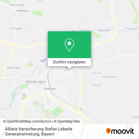 Allianz Versicherung Stefan Leberle Generalvertretung Karte