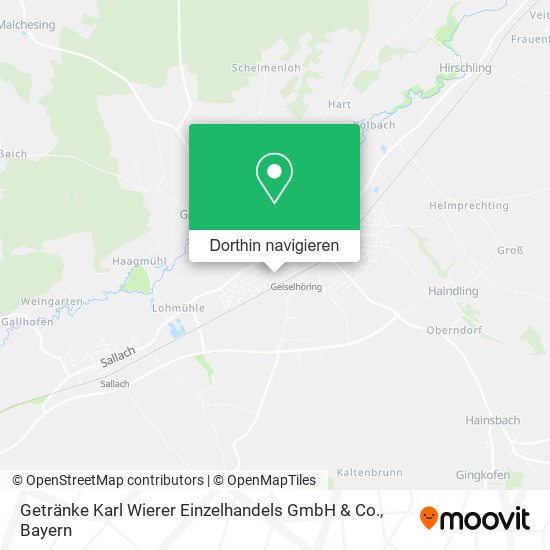 Getränke Karl Wierer Einzelhandels GmbH & Co. Karte