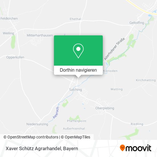 Xaver Schütz Agrarhandel Karte