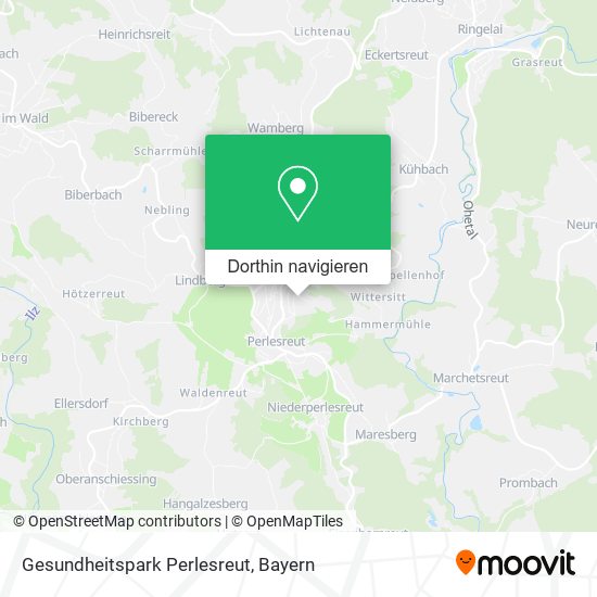 Gesundheitspark Perlesreut Karte