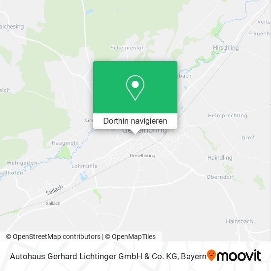 Autohaus Gerhard Lichtinger GmbH & Co. KG Karte