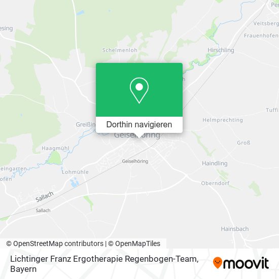 Lichtinger Franz Ergotherapie Regenbogen-Team Karte