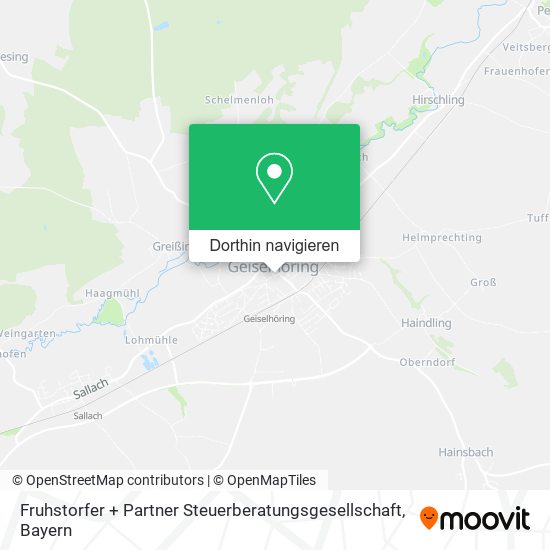 Fruhstorfer + Partner Steuerberatungsgesellschaft Karte