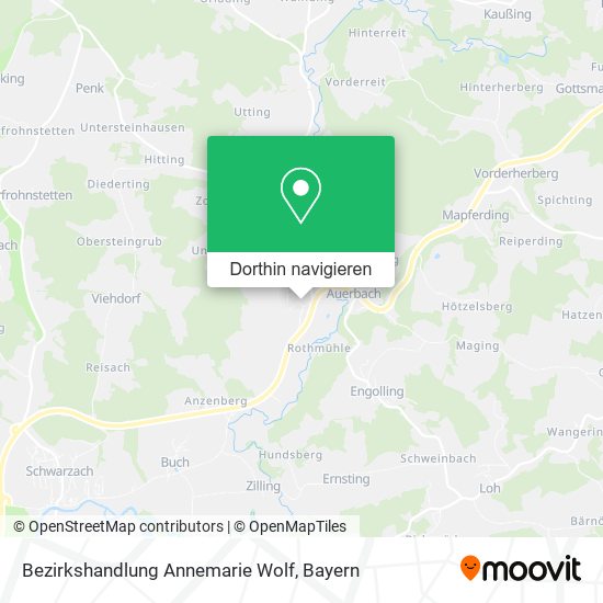 Bezirkshandlung Annemarie Wolf Karte