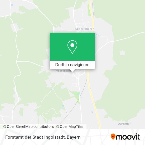 Forstamt der Stadt Ingolstadt Karte