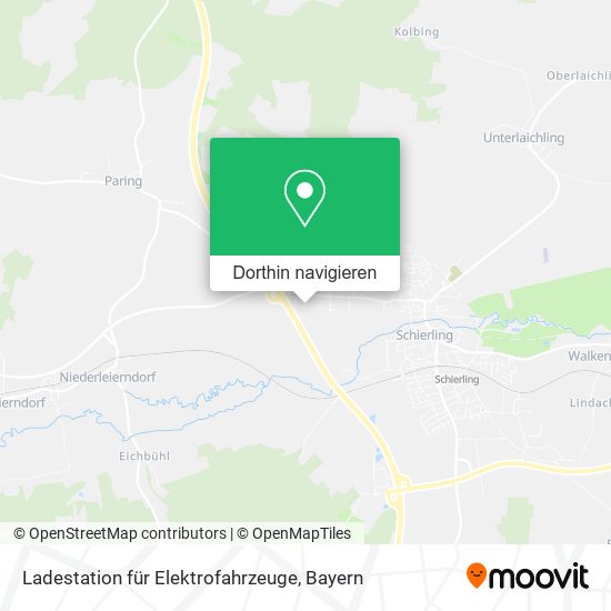 Ladestation für Elektrofahrzeuge Karte