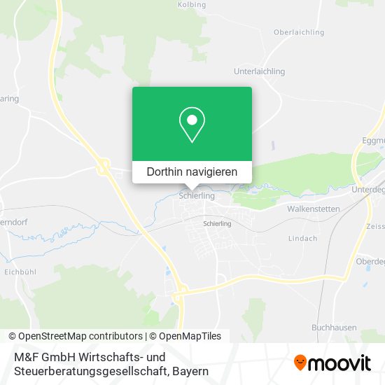 M&F GmbH Wirtschafts- und Steuerberatungsgesellschaft Karte