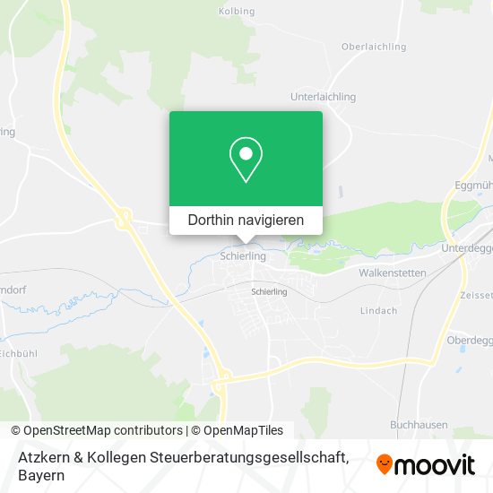Atzkern & Kollegen Steuerberatungsgesellschaft Karte