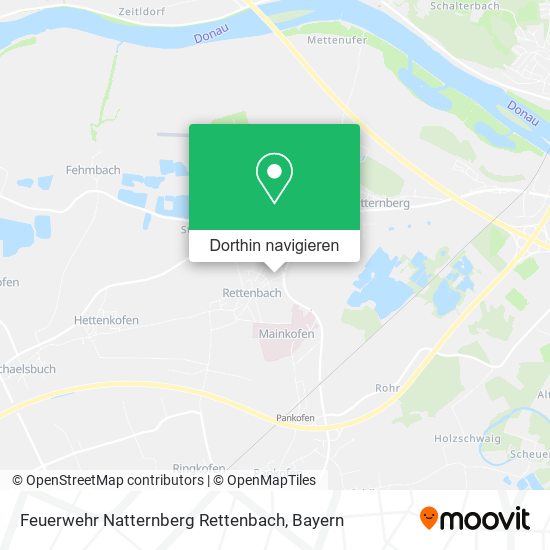Feuerwehr Natternberg Rettenbach Karte