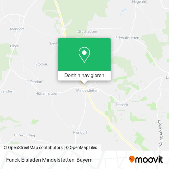 Funck Eisladen Mindelstetten Karte