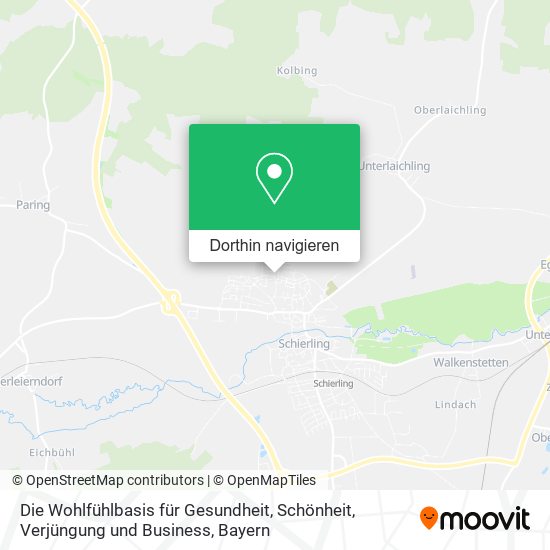 Die Wohlfühlbasis für Gesundheit, Schönheit, Verjüngung und Business Karte