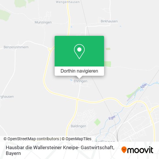 Hausbar die Wallersteiner Kneipe- Gastwirtschaft Karte
