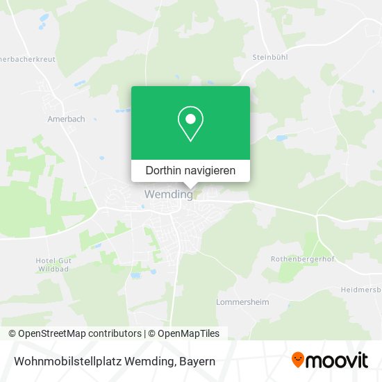 Wohnmobilstellplatz Wemding Karte