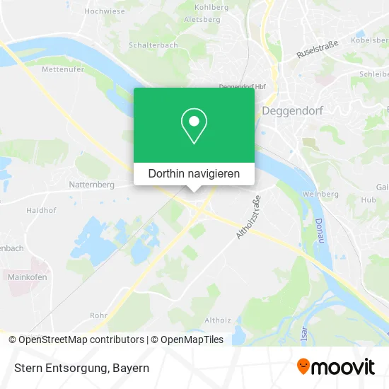 Stern Entsorgung Karte