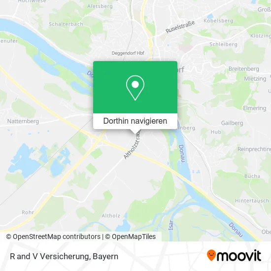 R and V Versicherung Karte