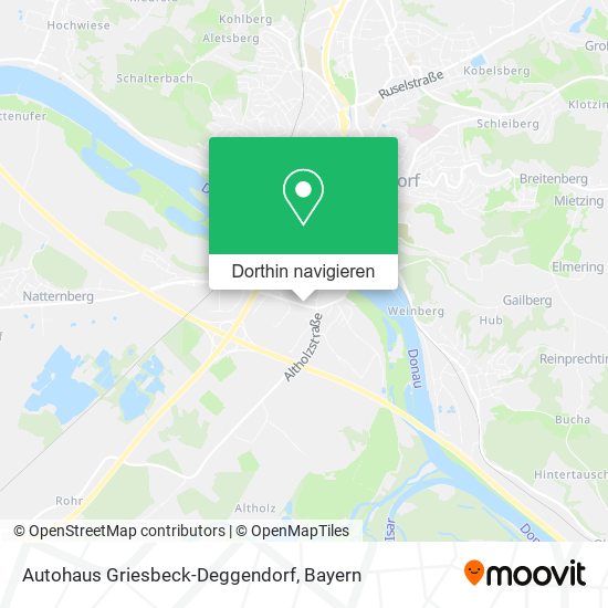 Autohaus Griesbeck-Deggendorf Karte