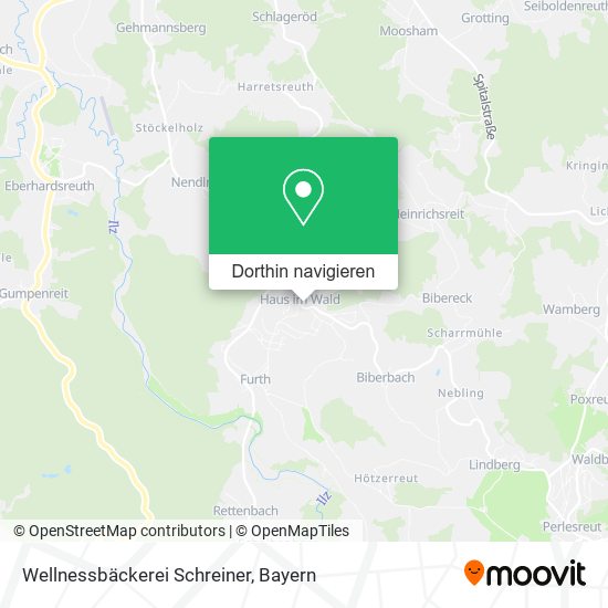 Wellnessbäckerei Schreiner Karte