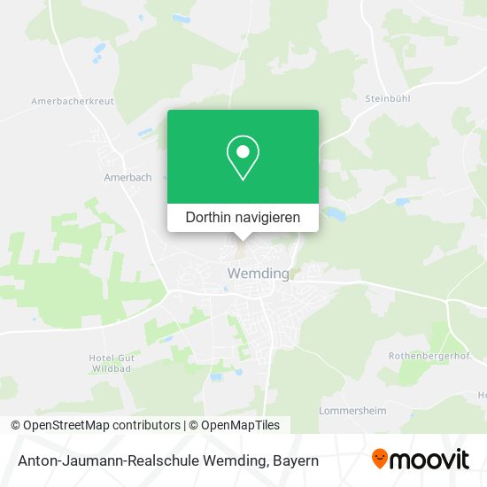 Anton-Jaumann-Realschule Wemding Karte